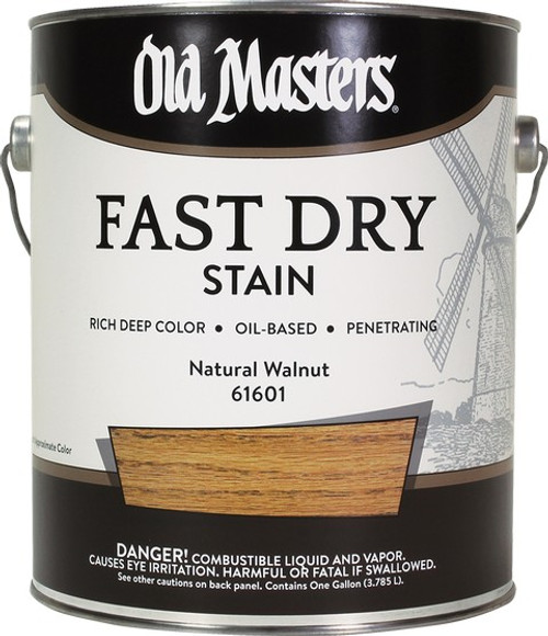 Old Masters 61601 1G Natural Walnut Fast Dry Wood Stain