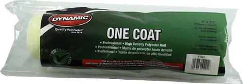 Dynamic 51001 9" One Coat Professional 3/8" Nap Roller Cover
