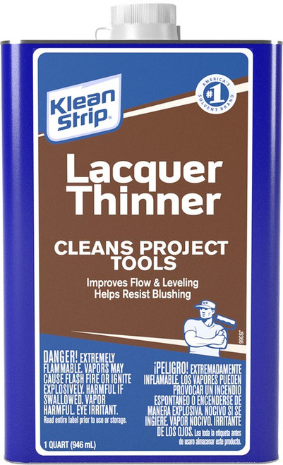 Klean Strip QML170SC Lacquer Thinner qt (CA, CT, DE, MD, NH & UT compliant)
