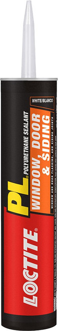 Loctite 1618182 10oz PL White Door Window & Siding Polyurethane Sealant