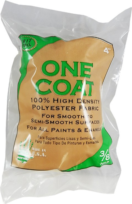 Merit Pro 00097 4" x 3/8" Nap One Coat Roller Cover
