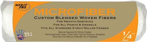 Merit Pro 00427 9" x 1/4" Nap Microfiber Roller Cover