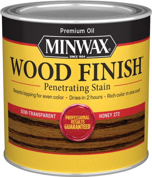 Minwax 22762 1/2pt Honey 272 Semi-Transparent Stain