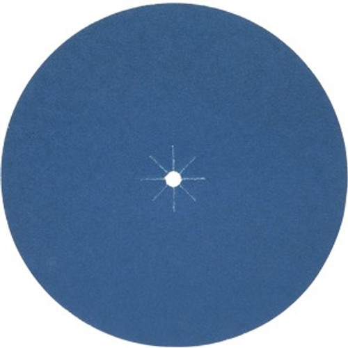 Norton 19905 7" x 5/16" 100 BlueFire EDG-R Paper Disc Bulk - Non UPC (25/pk)