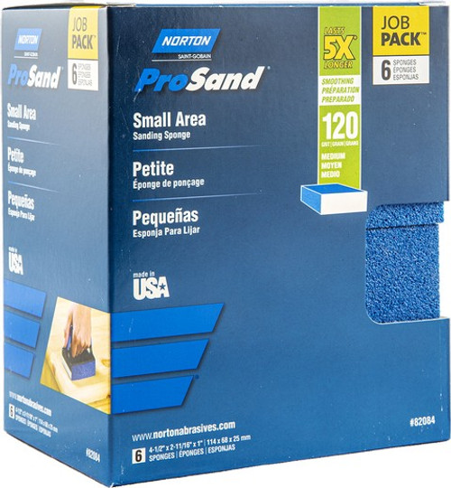 Norton 82084 100 ProSand Small Area Sanding Sponge (6pk)