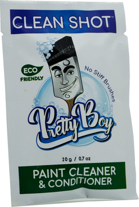 Pretty Boy Products 02333 1oz Clean Shot Single Use Paint Cleaner