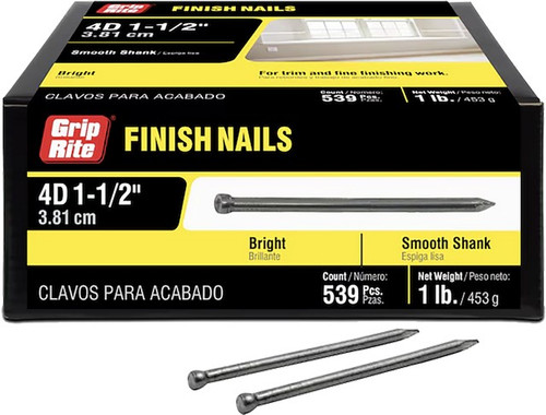 PrimeSource 4F1 4D 1lb 1-1/2" Bright Finishing Nail