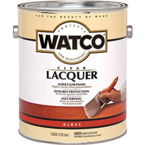 Watco 63031 1G Gloss Clear Lacquer Wood Finish