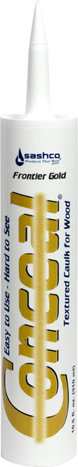Sashco 46080 10.5 oz. Frontier Gold Conceal Textured Caulk