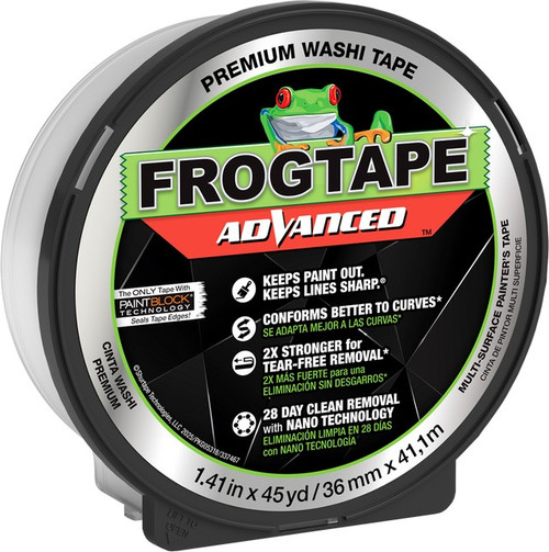 ShurTape 105891 1.41" x 45yd FrogTape Advanced Painting Tape