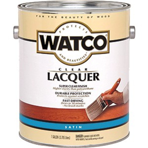 Watco 63231 1G Satin Clear Lacquer Wood Finish