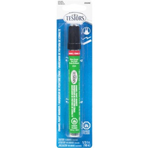 Testors 2524C Green Gloss Enamel Marker - Carded
