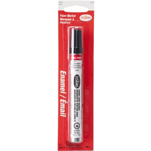 Testors 2545C White Gloss Enamel Marker - Carded