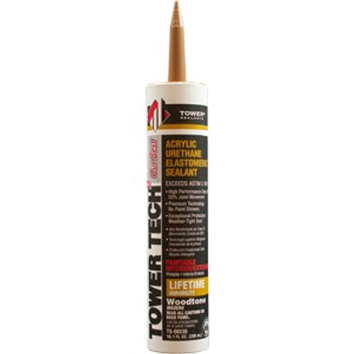 Tower TS-00230 10.1oz Woodtone TECH2 Urethane Acrylic Caulk