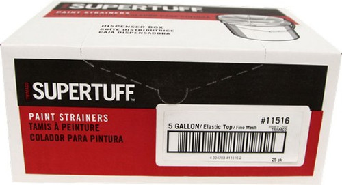 Trimaco 11516/25 5gal Elastic Top Strainer Fine Mesh 25/pk