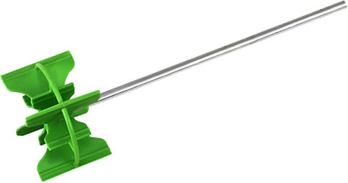 Warner 10330 1 Gallon Plastic Paint Mixer 9-1/2" Round Metal Shaft Fits 3/8" Drill