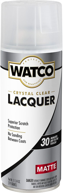 Watco 321534 11.25oz Matte Clear Lacquer Wood Finish Spray
