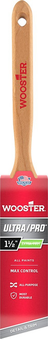 Wooster 4153 1-1/2" Ultra Pro Extra Firm Angle Sash Paint Brush