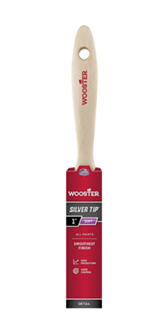 Wooster 5222 1" Silver Tip Soft Varnish Paint Brush