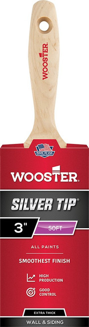 Wooster 5223 3" Silver Tip Soft Wall Paint Brush