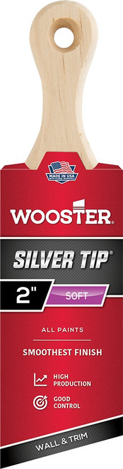 Wooster 5225 2" Silver Tip Soft Shortcut Paint Brush