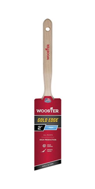 Wooster 5231 2" Gold Edge Firm Angle Sash Paint Brush