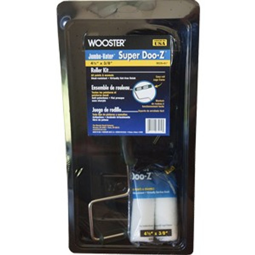 Wooster RR376 4-1/2" x 3/8" Nap Super Doo-Z Jumbo-Koter Mini Roller Kit (4pc)