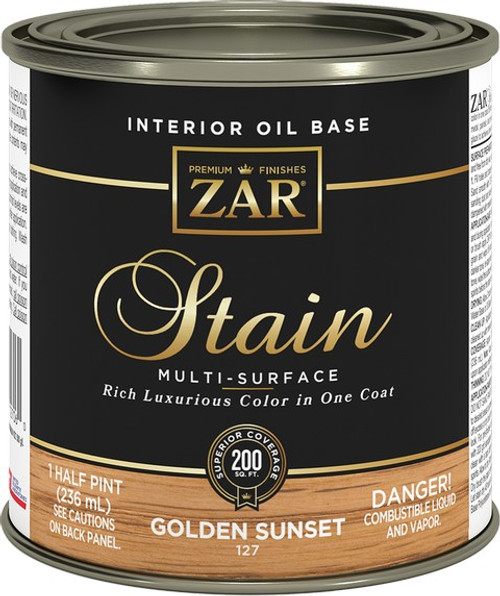Zar 12706 .5Pt Golden Sunset 127 Wood Stain
