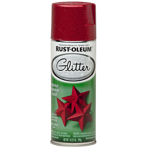 10.25 Oz Rust-Oleum 268045 Red Specialty Glitter Finish Spray Paint