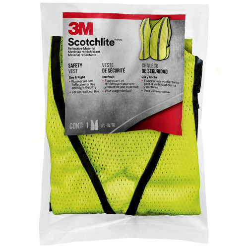 3M 94601-80030T Yellow Scotchlite Day and Night Safety Vest