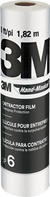 3M CP6 6' x 90' .35mil Hand-Masker Contractors Plastic