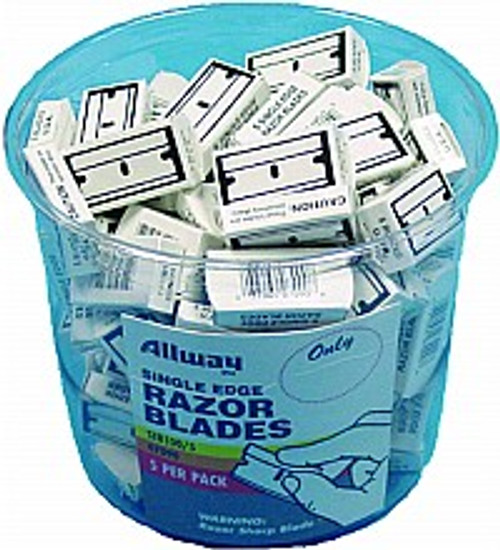 Allway SEB10-50 10Pk #9 Single Edge Razor Blade (50/bucket)