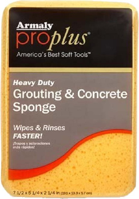 Armaly 100-00603 5.3" x 2.3" x 7.5" Sanded Grouting & Concrete Sponge