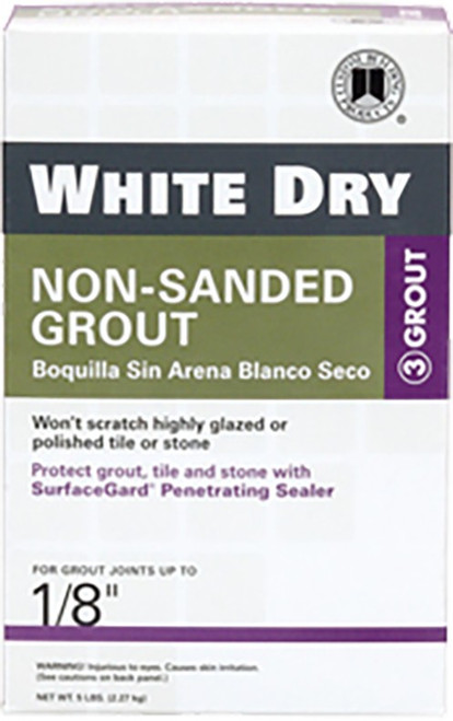 Custom WDG5 5lb White Dry Non-Sanded Grout