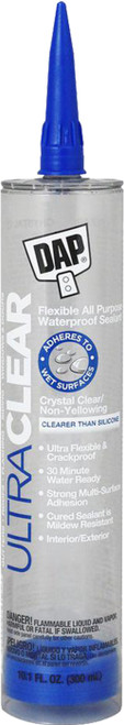 DAP 18388 10.1oz Ultra Clear All Purpose Flexible Sealant