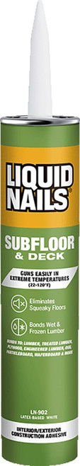 Liquid Nails LNP-902 28oz Latex Subfloor & Deck Construction Adhesive