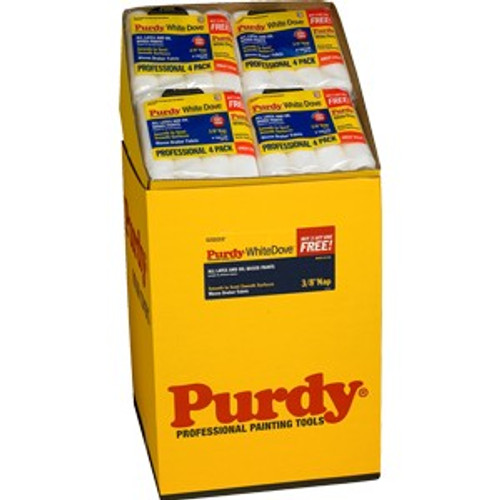 Purdy 14B863400 9" x 3/8" Nap White Dove Pro 4pk Dump Bin (47/pk)
