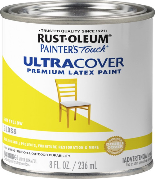 Rust-Oleum 1945730 .5pt Gloss Sun Yellow Painters Touch Paint
