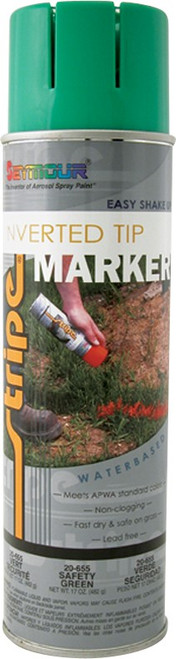 Seymour 20-655 20 oz. (17 oz. Fill) Safety Green Stripe Inverted Tip Marker