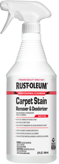 Rust-Oleum 352258 32oz Spray Pro Carpet Stain Remover/Deodorizer