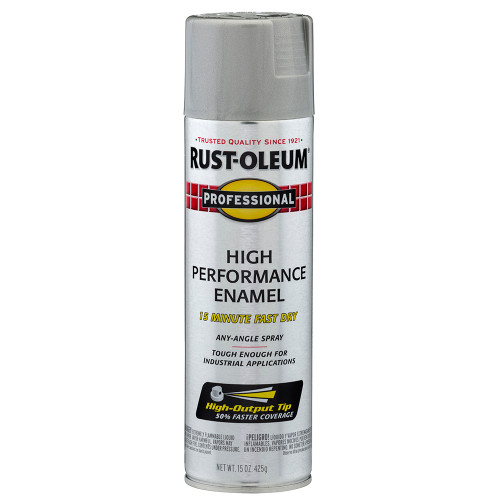 15 Oz Rust-Oleum 7581838 Light Machine Gray Professional High Performance Enamel Spray Paint