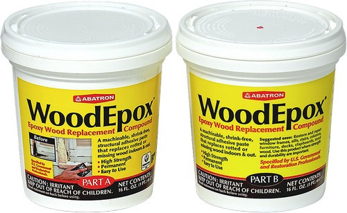 Abatron WE2PKR pt Part A + pt Part B WoodEpox Epoxy Wood Filler
