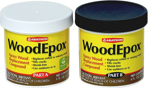 Abatron WEAB60R 6oz Part A + 6oz Part B WoodEpox Epoxy Wood Filler