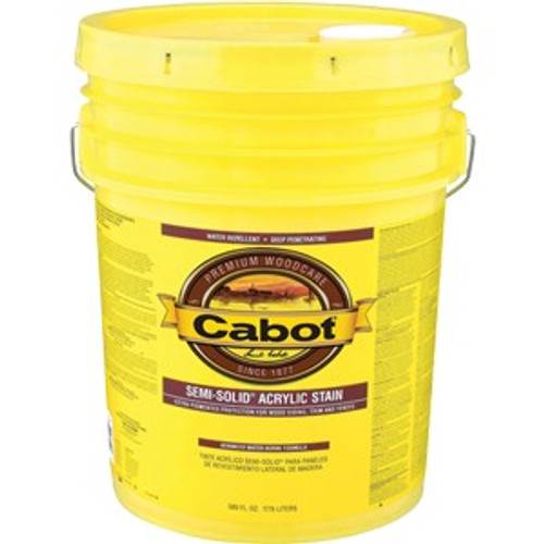 Cabot 1106 5gal Neutral-Base Semi-Solid Water-Based Stain