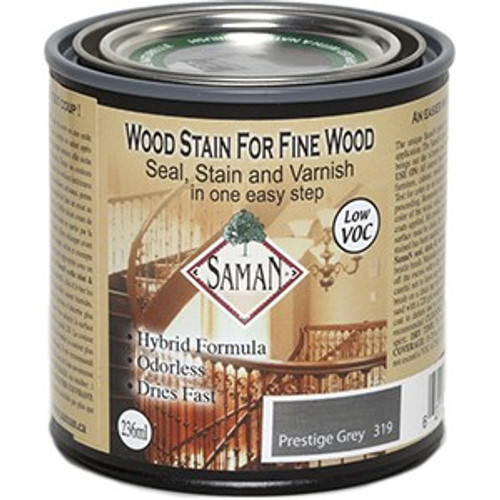 Saman SAM-319-8 236ml(8 oz.) Prestige Grey Seal Stain And Varnish