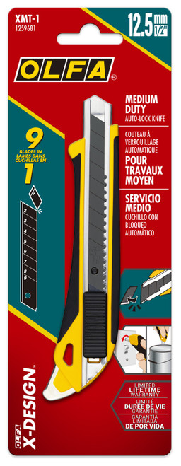 OLFA XMT-1 12.5mm X-Design Medium Duty Auto-Lock Knife