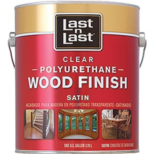 Absolute Coatings 53101 1G Satin Last N Last Polyurethane Wood Finish 450 VOC