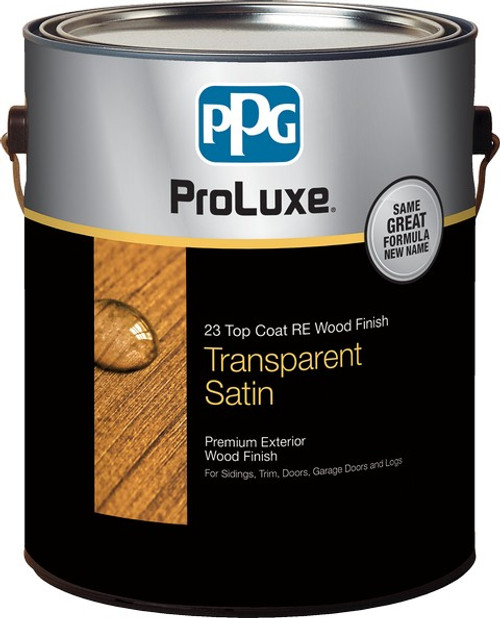ProLuxe SIK43005 1gal Natural Oak 23 Top Coat RE Wood Finish Transparent Satin