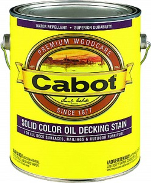 Cabot 1607 1gal Deep-Base Solid Oil Decking Stain