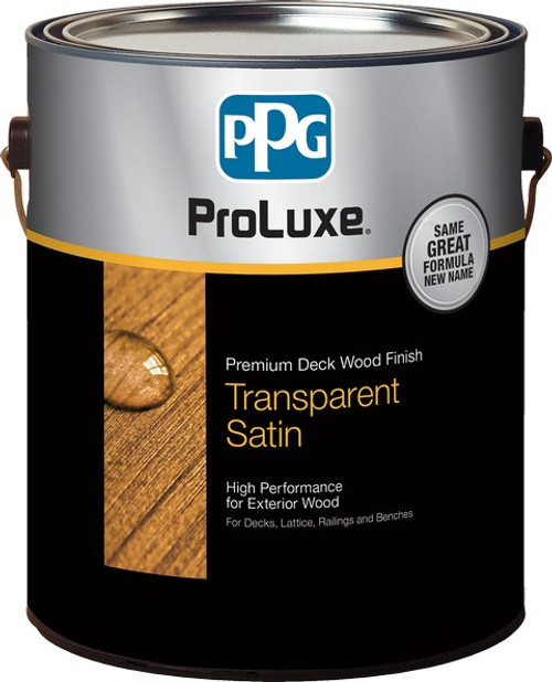 ProLuxe SIK44045 1gal Mahogany Premium Deck Wood Finish Transparent Satin